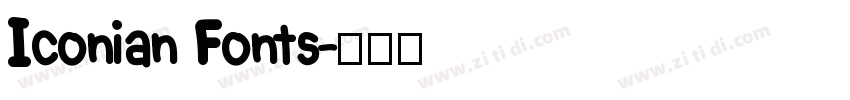 Iconian Fonts字体转换